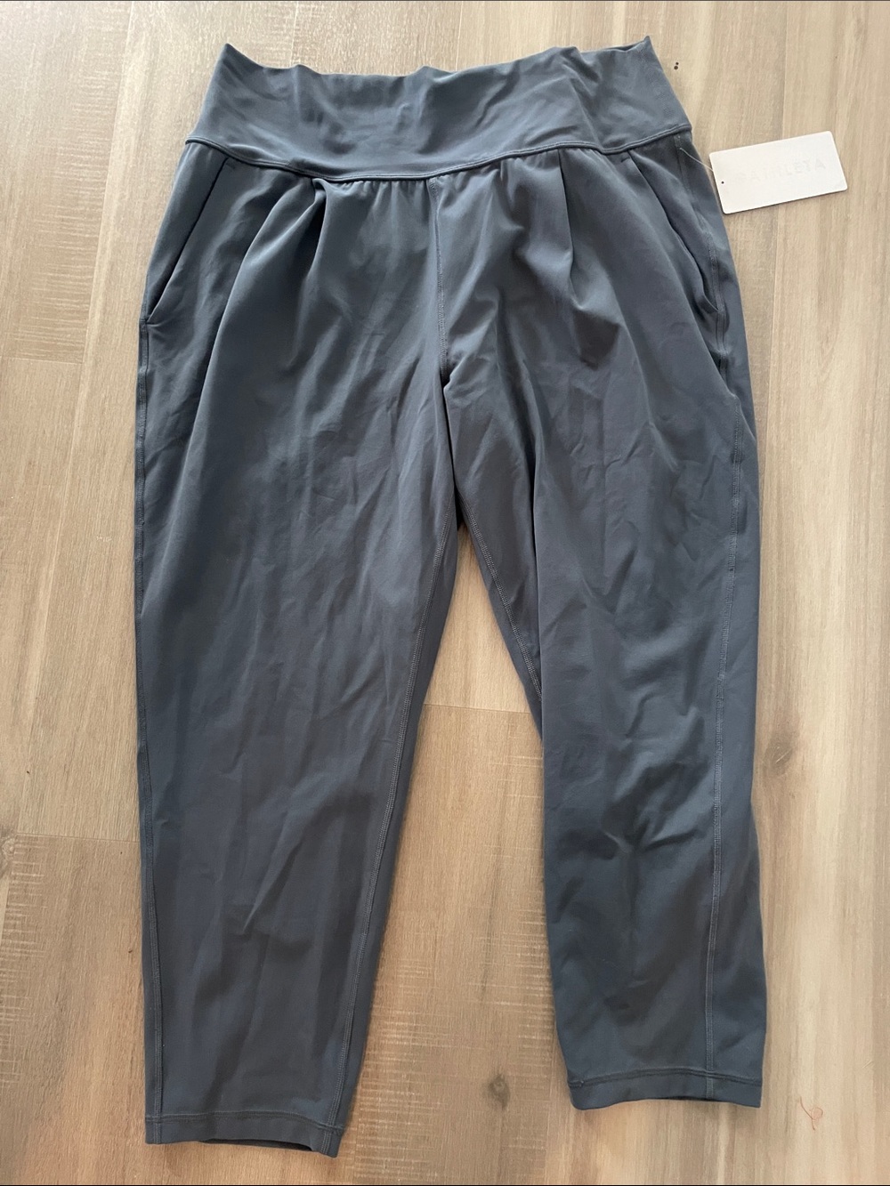 Athleta Slate Gray Women's Stretch Track Pants